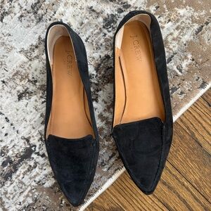 J. Crew Women's Classic Black Suede Flats
